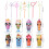 Crazy Drinking Straws for Kids, Ευχετήριες Κάρτες Αγίου Βαλεντίνου 32 τεμάχια με διάφορα 7