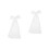 2 Perlen Kurzschleier Haarspange Hochzeitsaccessoire 6