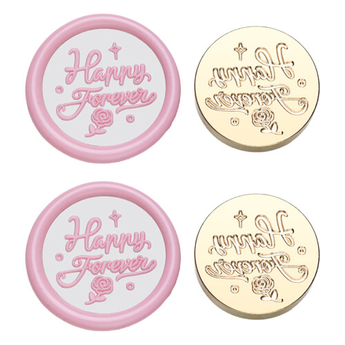 2Pieces Seal Stamp Head with Unique Pattern for Seal-XYW23