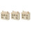 3Stk Mini Landschaft Villa Holzvilla Deko Modell 6