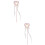 2 Unidades Bastão Rosa 7
