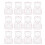 12Pcs Bear Shaped Clear Candy Box Plastic Containers-Pink 1
