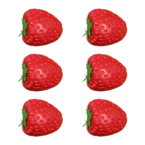 Functioneel gebruik Faux Fruit Decoratie voor-aardbei