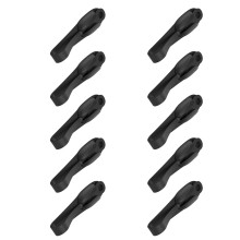 Pack of 10 Silicone Wire Wraps for Kitchen Appliances and-Black