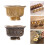 Copper Buddhist Ritual Offering Cup Eight-golden brass 3