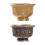 Copper Buddhist Ritual Offering Cup Eight-golden brass 2