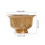 Copper Buddhist Ritual Offering Cup Eight-golden brass 4