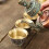 Copper Buddhist Ritual Offering Cup Eight-golden brass 5