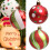 Shatterproof Christmas Tree Baubles Stable-Grass green red and 2