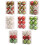 Shatterproof Christmas Tree Baubles Stable-Grass green red and 7