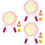 3 Sets Kinder Badminton Racket Training Outdoor Sport Speelgoed Set 7