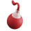 Interactive Cats Sphere Toy Tail Cats Silicone Toy Teaser-Red 1