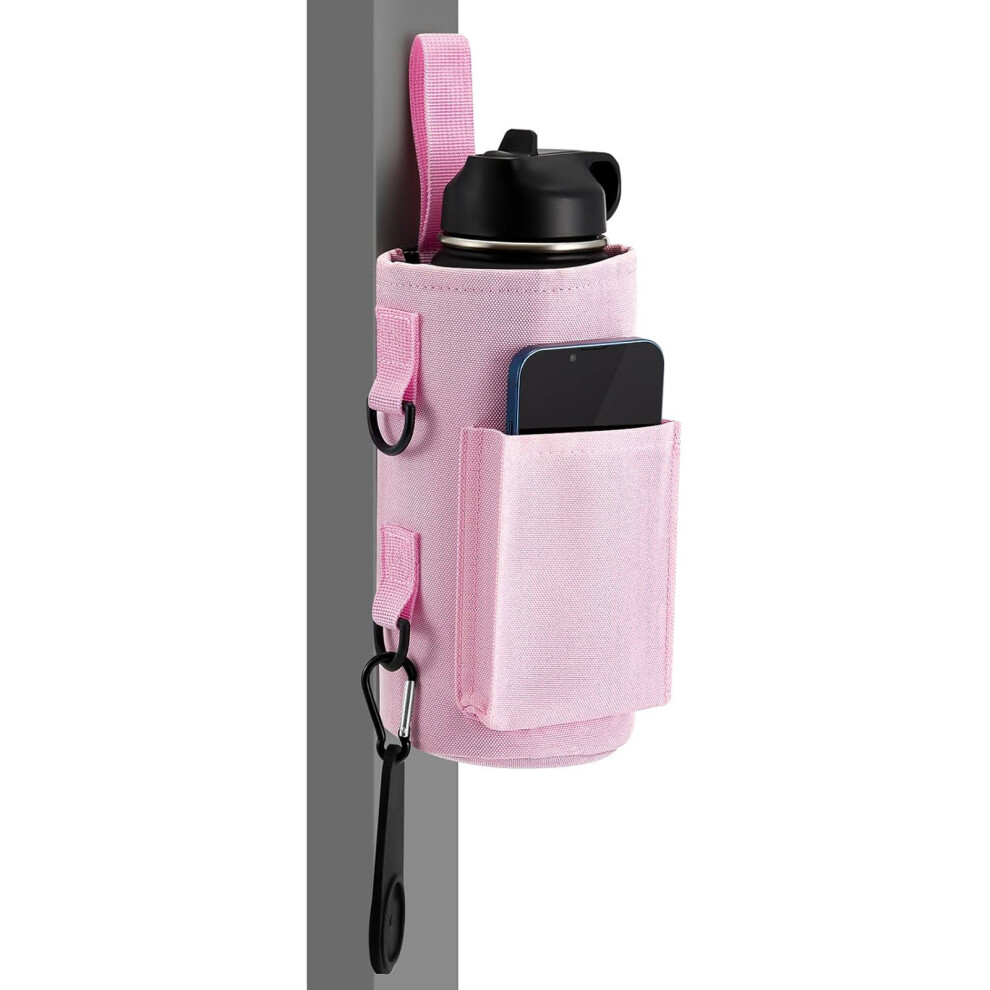 (pink) Conveniently Carry Gym Water Bottle Magnetic Gym Water Bottle Bag S-image-OPC-PNC87KR-NEW