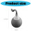 Interactive Cats Sphere Toy Tail Cats Silicone Toy Teaser-Red 4