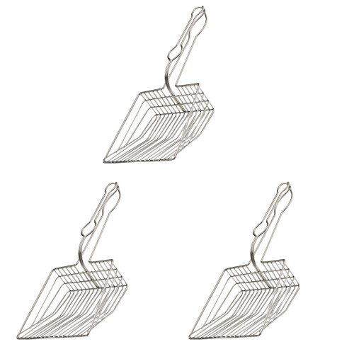 3Stk Katzentoilette Silber Für Effektive 1
