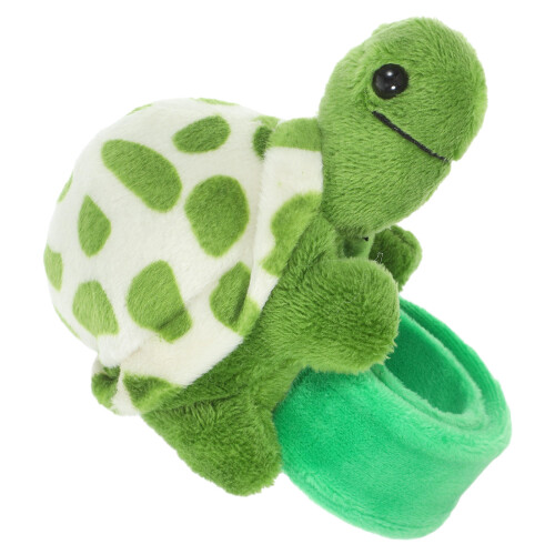 5St Stofftier Klapparmband Plüsch Schildkröte 1
