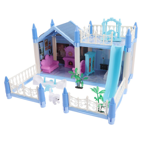 3 Sets Villa Huis Bouwmodel Grappige Miniaturen Cadeau