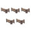 5 Mini Omheining Decoratief Hek Handgemaakt 9