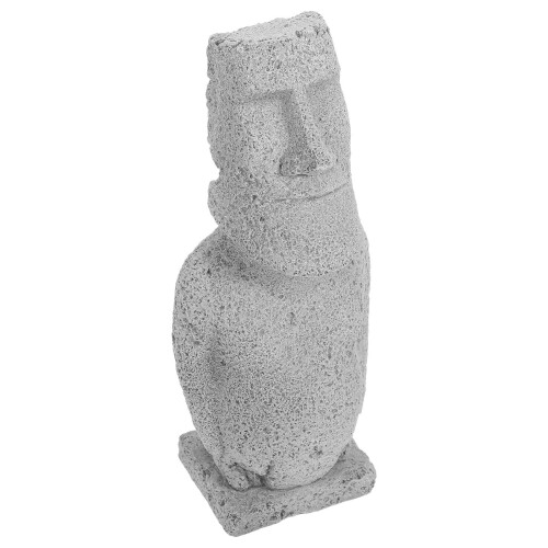 2Stk Unterwasser Moai-Statue Skulptur Ornament 2