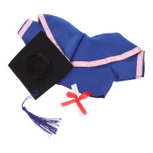 3 Sets Graduation Gown Outfit For Dolls Plush Bear Cap And Gown
