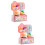 2 Sets Kinder Küchen Spielzeug Mit Besteck Simulation Pink 7