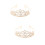 2Stück Diadem Kopfschmuck Gold 7