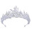 4 Silberne Kristallperlen Tiara Brautaccessoire 2