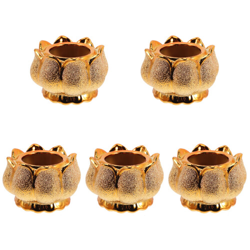 5Stk Blumenform Keramik Räucherstäbchenhalter 1