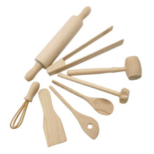 3 Sets 8Teilig Holz Küchenutensilien Spielzeug Für Kinder