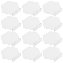 Transparente Sechseck- Tischschilder Mit , 54 Sets