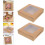 10 Kraftpapier Backwarenboxen Mit 9