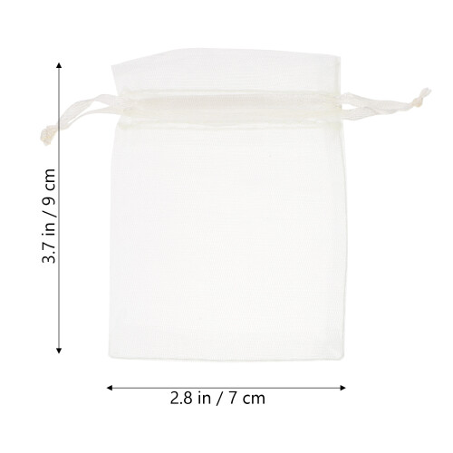 200 St Organza Geschenkbeutel Kleiner Netzbeutel Größe 2