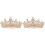 2Stk Barock Haarkrone Tiara Brautkrone Für 2