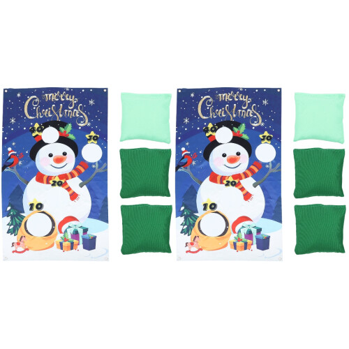 2 Sets Kerstzakjesspel Werpspel Sneeuwman 2