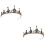 2 Leichte Tiara Kopfschmuck Für Braut 6
