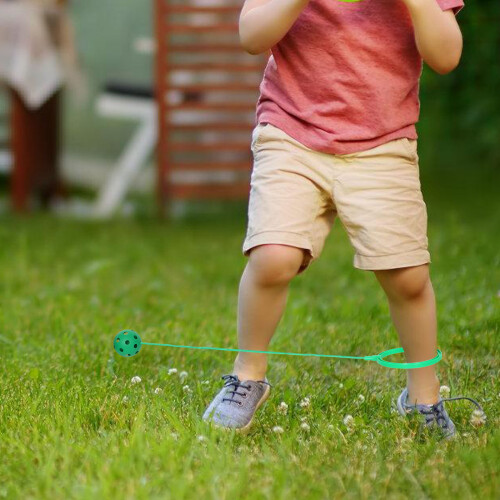 12 Unidades Bola Com Corda Pula Pula Infantil Para Exercício 1