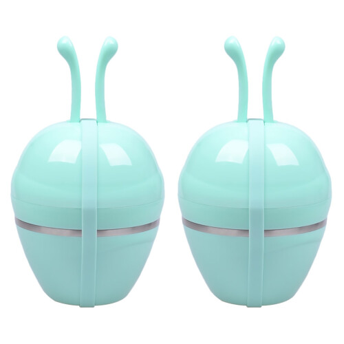 2 Sets Baby Suction Bowl Utensils Portable Feeding Flatware 1