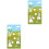 2 Pcs Easter Toss Game Flag With Bunny Pattern Hanging Sandbag Flag 3
