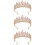 3 Hochzeitskronen Brautschmuck Für 9