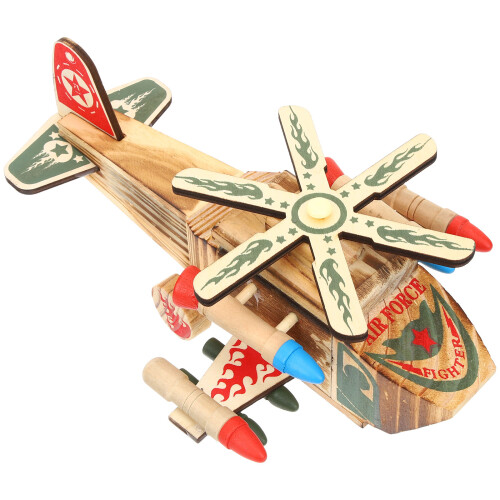 2 Pcs Avião Artesanato Casa Escritório