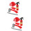10St Brandweerman Accessoires Rood Kinderspeelgoed Set 7