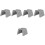 5Pcs Toy Train Tunnel Wall Model Railway Scene Accessory 6