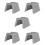 5Pcs Toy Train Tunnel Wall Model Railway Scene Accessory 10