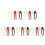 25 Stuks Pop Aankleed Kanten Socks Accessoires Voor 6
