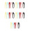 25 Stuks Pop Aankleed Kanten Socks Accessoires Voor 5