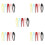 25 Stuks Pop Aankleed Kanten Socks Accessoires Voor 7