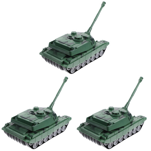 3 Pièces Tourelle Rotative Simulation Guerre Bureau 1