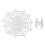4 Stuks Halloween Snijmalen Spinneweb Sjabloon Embossing 2