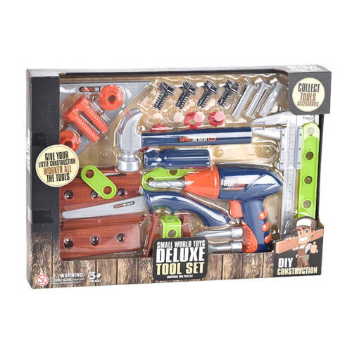 2 Sets Simulation Woodworking Tool Play House Toy For Kids