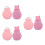 3St Silikon Heizflasche Mit Strickbezug 8